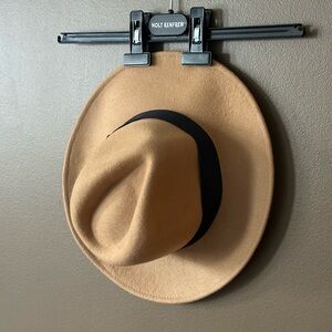 Aldo Camel Wool-Blend Fedora with Black Band